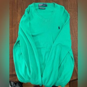 Neon Green (pic doesn’t show true color) Polo Sweater